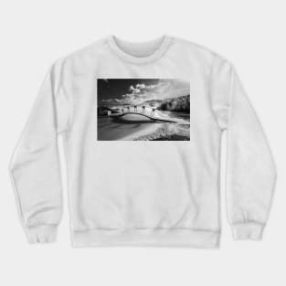 Bridge at the Blue Lagoon, Iceland Crewneck Sweatshirt